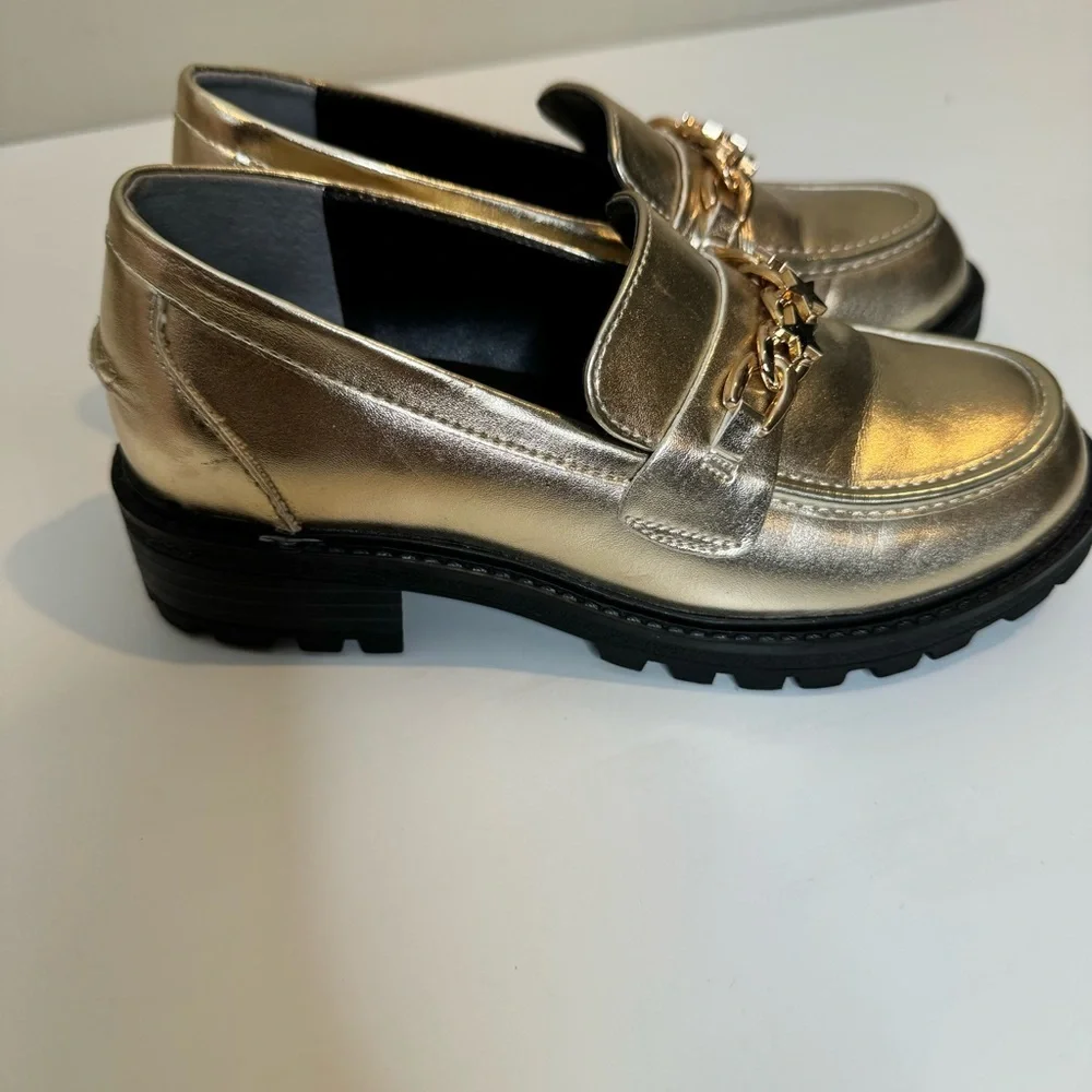 Nina Girls' Aimee gold shoe size 13